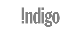Indigo Logo Gray Scale Version